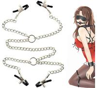 Collana Multifunzionale in Acciaio Inossidabile A Quattro Teste. Squisita E Durevole, Sicura E Confortevole, Fascino Multiplo, Efficiente Attrezzatura Fitness Indoor per Allenamento della Forza - K58