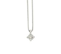 Collana Oro 18 kt Donna con Diamante Punto Luce Gioielleria Scardi Firenze