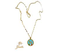 Collana ORO GIALLO 50cm Con Scudetto Napoli In Oro 18kt 750 List 465€