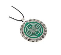 Collana Oscillatore Multi-Onda Lakhovsky MWO con Ciondolo A Disco Polarizzato da 40 mm, Gioiello per L'Equilibrio Energetico e il Miglioramento