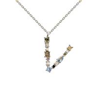 Collana P D Paola CO02-1117-U Argento, Lettera V