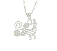 Collana Pavoncella Sarda in Filigrana Argento 925‰ Artigianato Sardegna