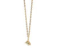 collana PDPAOLA color collana zircone green fleur placcato oro 18k ORO ND scelt