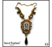 collana pendaglio barocco art deco nouveau oro argento gioielli donna pendente