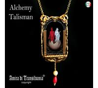 Collana Pendaglio Talismano Amuleto Gioielli Alchimia Donna Uomo Angelo Uovo Oro