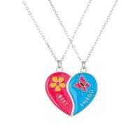 Collana Pendente Amicizia Set,2PCS Best Friends Collana BFF Collana Cuore Collana Amicizia per Ragazze Regalo di Compleanno per Migliori Amici,Stile 4