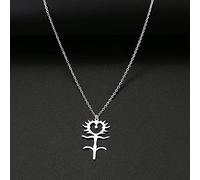 Collana Pendente Collane Ghostemane Hip Hop Pendant Choker Catena da Uomo Moda Sole Collana per Le Donne Gioielli Amico Regalo di Festa Regali per Feste di Gioielli