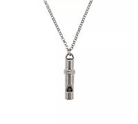 Collana Pendente Emergenza Fischietto Forte Collana Portatile Ciondolo Fischietto Collo Collana per Donne Uomini Hip Hop Singolo Strato Collana Regali per Feste di Gioielli