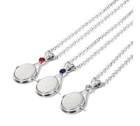 Collana Pendente Sirena In Acciaio Inox H2O Ciondolo Sirena Pendenti Gioielli Collane 3pcs Regalo Per Donne Ragazze, Metallo