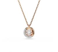 COLLANA PENDENTE DEXTERA TAGLIO ROUND ORO ROSA SWAROVSKI