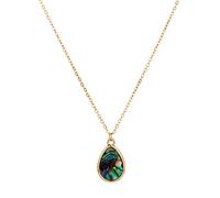Collana per 5 Shell Drop Trend Colore Pendente Forma Moda Collana naturale Abalone Collane e ciondoli Collana Di Anarchia (as show, One Size)
