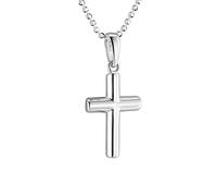 Collana Per Bambini In Argento Con Ciondolo A Croce Regolabile Da Produzione Europea