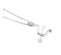 Collana per donna con catena a clavicola, collana in argento sterling 925 con 12 costellazioni, collana girocollo con segno zodiacale in cristallo, regali per donne con oroscopo, Sagittario