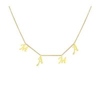 Collana per la festa della mamma delicata madre figlia collana festa della mamma regali per mamma mamma lettera collana alla moda cuore collana per fidanzata anima gemella suocera matrigna nonna bonus