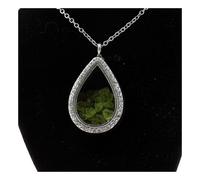 Collana Peridoto Grezzo. Modello Goccia.