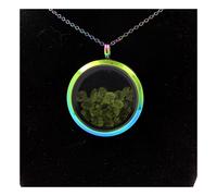 Collana Peridoto Grezzo. Modello Multicolore.