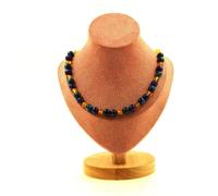 Collana Perle Ambra Vera Del Mare Baltico + Occhio Di Tigre Collana Donna