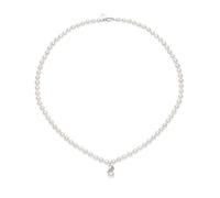 Collana PERLE D'AMORE ORO DIAMANTI CUORE FWQ374 Comete Donna