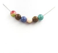 Collana Perle Occhio Di Tigre + Tormalina Multicolore + Tormalina Collana Donna