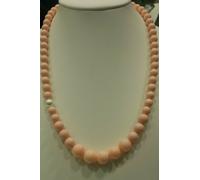 COLLANA PERLE SINTETICHE COLORATE MODELLO DECRESCERE VARI COLORI ARGENTO 925