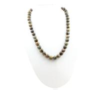 Collana Perle Zaffiro Da Mogok , Birmania, Myanmar Qualità 2A. 8 MM Catena IN AC