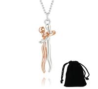 Collana Personalizzata Abbraccio Ciondolo Coccole - San Valentino Gioielli Regalo di Amore