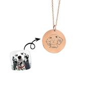 Collana personalizzata con ritratto di animali domestici - Memoriale personalizzato per animali domestici, regalo unico, gioielli per gatti, collana personalizzata