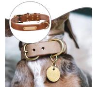 Collana personalizzata per cani con targhetta identificativa incisa, collana con