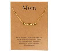 Collana pesante da donna, argento, oro e oro rosa, gioiello per la mamma, regalo per la mamma appena sfornata, regalo per la mamma incinta, mamma incinta, regalo per profumo, acciaio inox, Senza