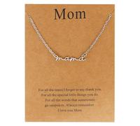 Collana pesante da donna, argento, oro e oro rosa, gioiello per la mamma, regalo per la mamma appena sfornata, regalo per la mamma incinta, mamma incinta, regalo per profumo, acciaio inox, Senza