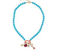 Collana Pesce da Spiaggia Vistoso Gioiello Chunky Boho Colorato per l'