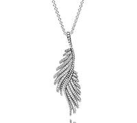 collana piume annodato cuore frammenti di scintilla logo firma donne gioielli vintage collane per le donne