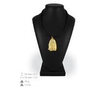 Collana Placcata Oro Tipo Shih Tzu Con Immagine Di Un Cane Art Dog DE