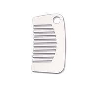 Collana portatile con ciondolo a forma di pettine da donna, accessorio per la cura dei capelli