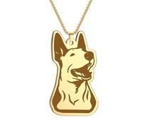 Collana punk da uomo inglese Bull Terrier Pet Lucky Dog Collana con ciondolo per le donne gioielli di moda forniture regalo