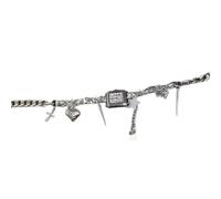 Collana punk in pelle con ciondolo a forma di cuore e stella, girocollo funzionale da donna, catena alla clavicola, gioiello per collo Y2K