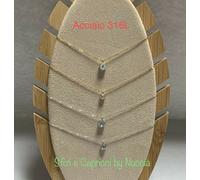 Collana Punto Luce Acciaio 316L anallergico zircone taglio diamante Brillantino