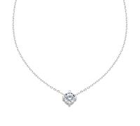 Collana Punto Luce Donna Catenina Argento 925 Zircone Bianco Amen CLSO50BB Rodio