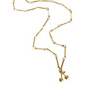 Collana regolabile dal design unico, delicata catena in acciaio inox, da indossare tutti i giorni, abbigliamento casual, regalo per lei, Misura unica, come descritto, come descritto