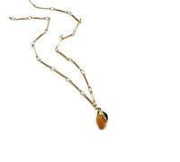 Collana regolabile in acciaio inox ispirata alla frutta vibrante per donne e ragazze casual gioielli da festa regalo collana frutta, Misura unica, come descritto, come descritto