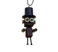 Collana Robot Femminile,Gioiello per Collo in Legno Retro - Collana Pendente Vintage - Per Donne Studenti d'Arte Collezionisti San Festival Musicali Feste a Tema Uso Quotidiano Shopping Viaggi Hallowe