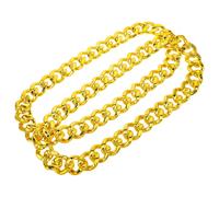 Collana robusta da 2 pezzi: collana con catene a maglie oversize per uomo -