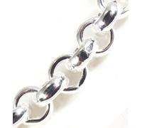 Collana Rolò argentata girocollo catenina catena collanina uomo donna regalo