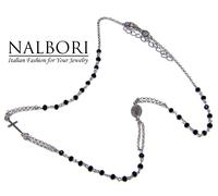 collana rosario argento 925 girocollo madonna miracolosa rosso blu bianco nero