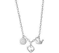 Collana S'AGAPO' HAPPY Acciaio 316L SHAR03 Silver