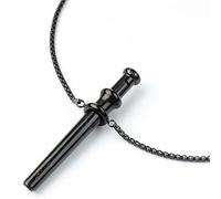 Collana Scoop, applicatore di profumo indossabile e ciondolo a cucchiaio minimalista | Gioiello funzionale regolabile in acciaio inossidabile | Strumento portatile per oli, cipria, campioni (04)