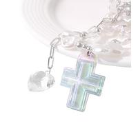 Collana semplice con ciondolo religioso girocollo elegante collana con ciondolo accessorio per feste ideale da indossare tutti i giorni