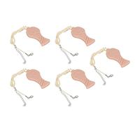 Collana Sensoriale, 5 Pezzi Collana da Masticare in Silicone Multifunzionale di Dimensioni Regolabili Lavabili in Lavastoviglie per Ragazzi e Ragazze