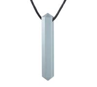 Collana sensoriale da masticare, strumento per dentizione, per l'allenamento motorio, accessorio da masticare per alleviare lo stress, giocattolo calmante per ADHD, per bambini in classe, per