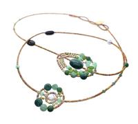 COLLANA SHINJU LONG GREEN